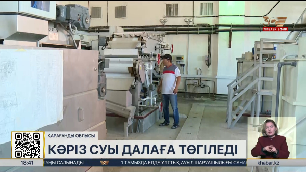 Приозерскте кәріз суы жылдар бойы далаға төгіліп жатыр