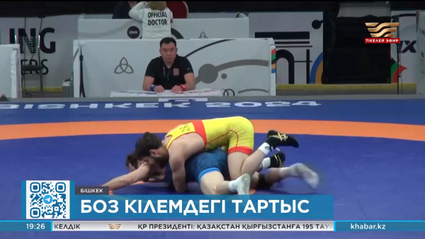 Бішкекте еркін күрес шеберлері боз кілемге шықты