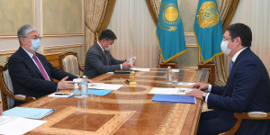 Глава государства встретился с новым председателем «Самрук-Казына»