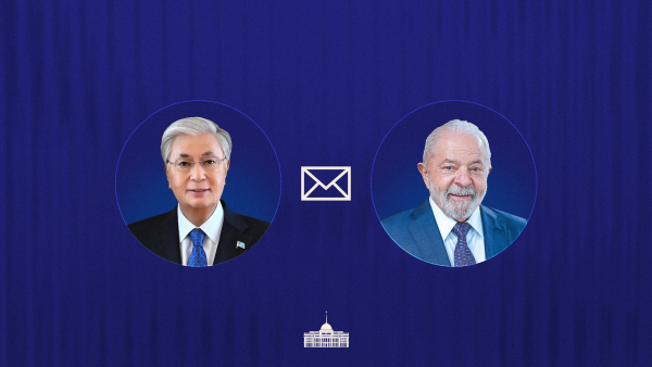 Мемлекет басшысы Бразилия Президентіне құттықтау жеделхатын жолдады
