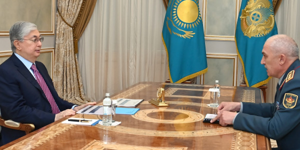 Мемлекет басшысы Орталық сайлау комиссиясының төрағасы мен Қорғаныс министрін қабылдады