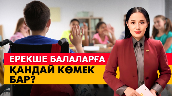 Ерекше балаларға қандай көмек бар? «Әлеумет»