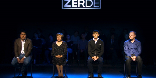 Тимур Абилов, Сауле Жазылбекова, Дулат Калиев, Антон Маликов. Интеллектуальное шоу &laquo;Зерде&raquo;