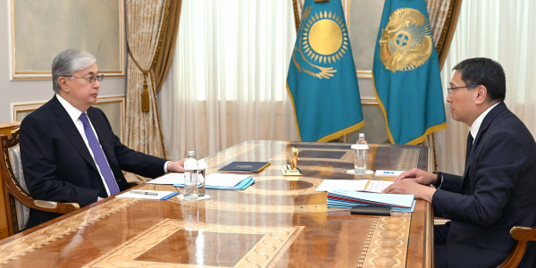 Президент Касым-Жомарт Токаев принял акима города Алматы Ерболата Досаева