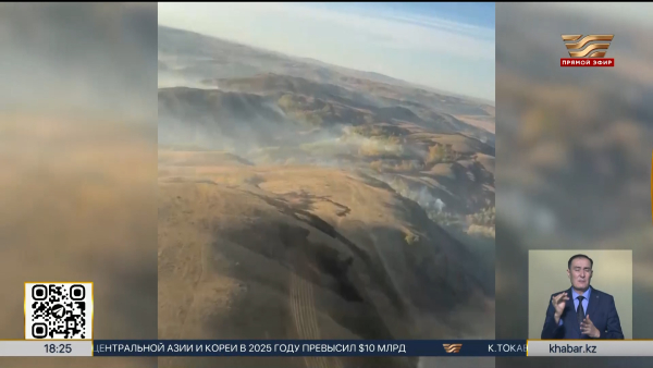 Пожар в Баянаульском районе локализован