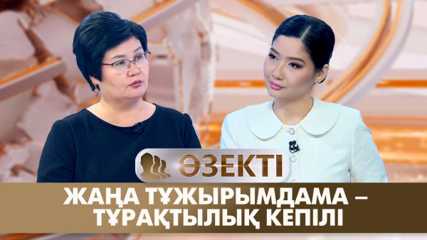 Жаңа тұжырымдама – тұрақтылық кепілі. «Өзекті»