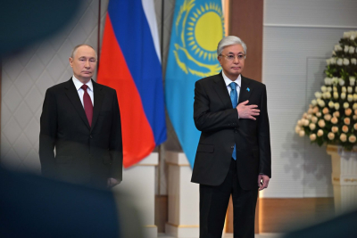Мемлекет басшысы Тәуелсіздік сарайында Ресей Президентін қарсы алды