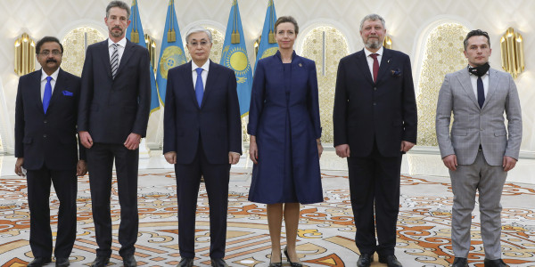 К.Токаев принял верительные грамоты от вновь назначенных глав дипмиссий