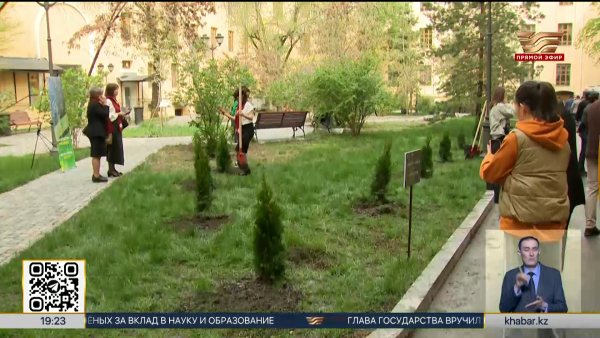 В Алматы открыли «Аллею науки»