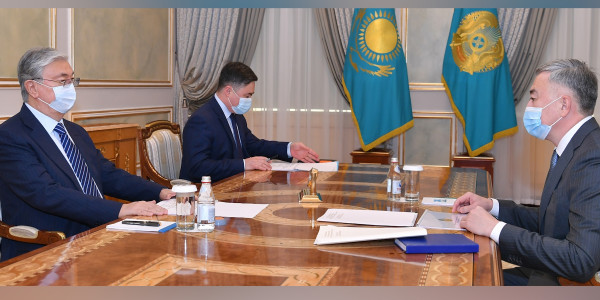 К. Токаев встретился с председателем Агентства по защите и развитию конкуренции