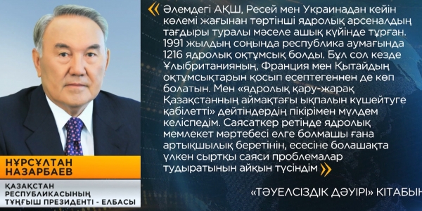 Биыл &ndash; Елбасының &laquo;Семей полигонын жабу туралы&raquo; Жарлығына 28 жыл
