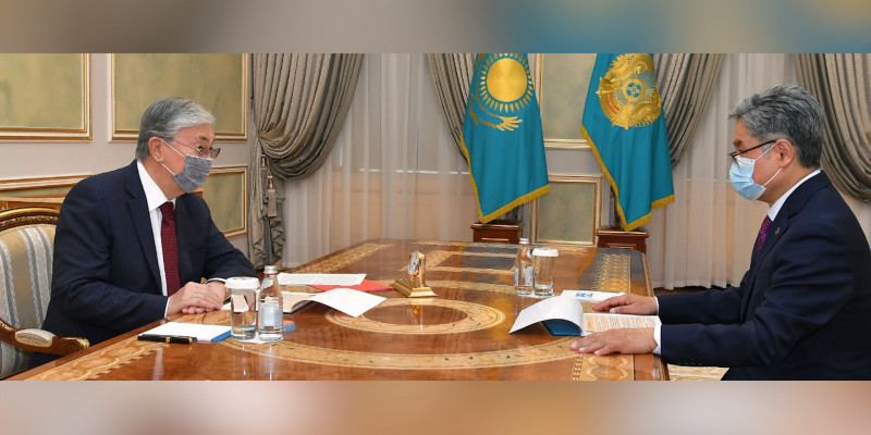 К.Токаев принял председателя правления Института географии и водной безопасности