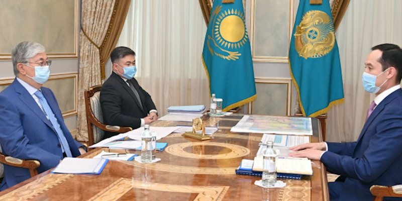 Председатель правления «QazaqGaz» доложил Президенту о строительстве газоперерабатывающего завода