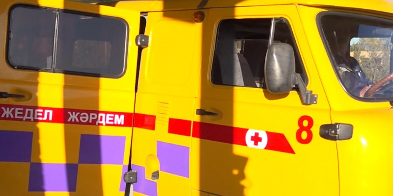 Дебошир разбил машину скорой помощи в Карагандинской области
