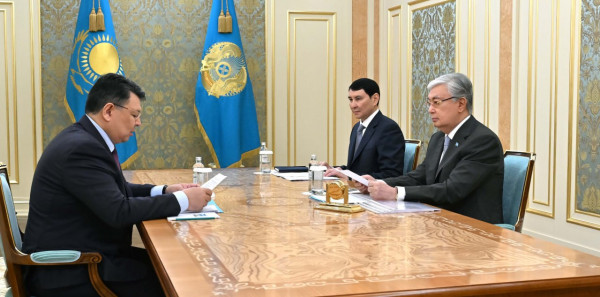 Президент принял заместителя Премьер-министра Каната Бозумбаева