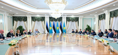 Қазақстан мен Эстония президенттері келіссөз жүргізді