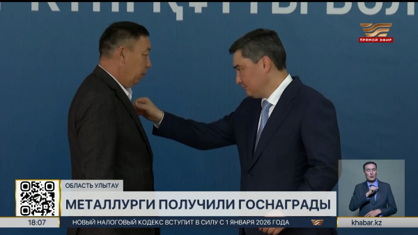 Премьер-министр вручил госнаграды работникам горно-металлургической отрасли