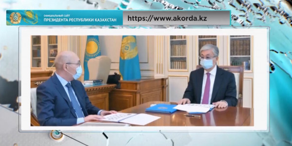 К.Токаев принял управляющего МФЦА Кайрата Келимбетова