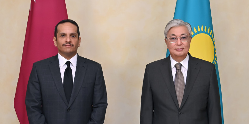 Президент РК принял заместителя Премьер-министра – министра иностранных дел Катара