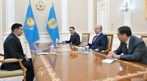 Глава государства принял директора Национального научного центра сейсмологических наблюдений и исследований Даулета Сарсенбаева
