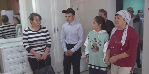 Абай облысындағы өрттен зардап шеккендерге баспана берілді