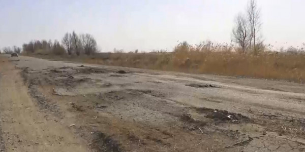 Трасса стоимостью 100 миллионов тенге разрушена