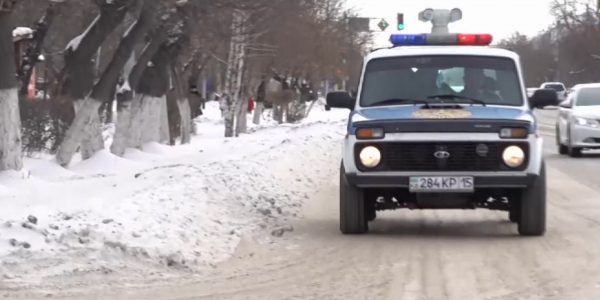 Полицейлердің қызметтік көлігіне бейнетіркегіштер орнатылды