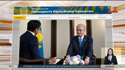 Глава государства дал интервью популярным американским изданиям