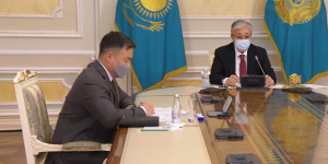 Глава государства принял отчёт Нацбанка Казахстана
