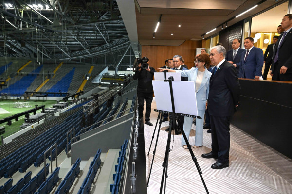 Президент V Дүниежүзілік көшпенділер ойындарының дайындық барысымен танысты