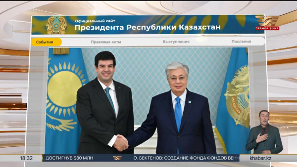 Президент встретился с председателем совета директоров Euronews