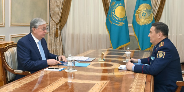 Мемлекет басшысы Ішкі істер министрі Марат Ахметжановты қабылдады