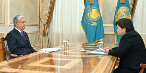 Касым-Жомарт Токаев принял председателя Конституционного Суда Эльвиру Азимову