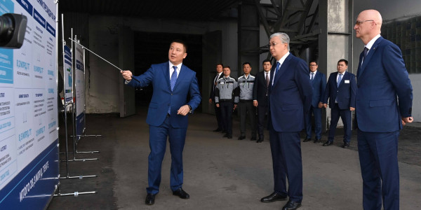 Президент ознакомился с ходом подготовки к отопительному сезону в Экибастузе