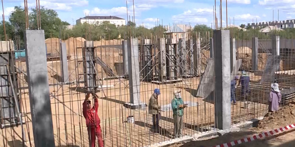 Ақтөбеде екі спорт нысанының құрылысы жүріп жатыр