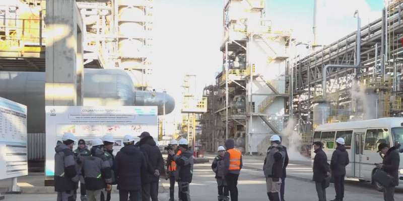 Атырау мұнай өңдеу зауытындағы жөндеу жұмыстары 18 ақпанға дейін жалғасады