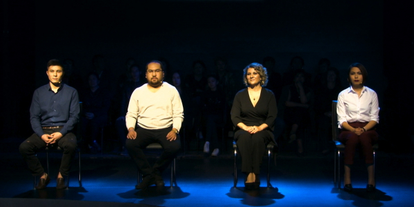 Марат Клышбаев, Адиль Молдабеков, Любовь Будниченко, Айнур Мубарова. Интеллектуальное шоу &laquo;Зерде&raquo;