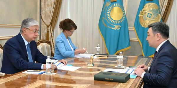 Президент Ақпарат және қоғамдық даму министрі Дархан Қыдырәліні қабылдады