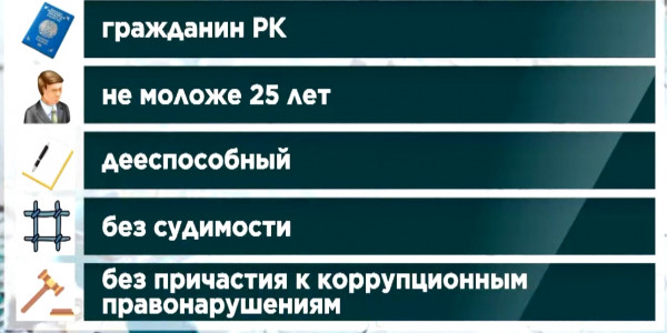 Требования к кандидату в акимы сельского округа