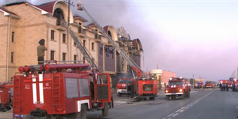 Пожарных, пострадавших при взрыве в Туркестане, отметят государственными наградами