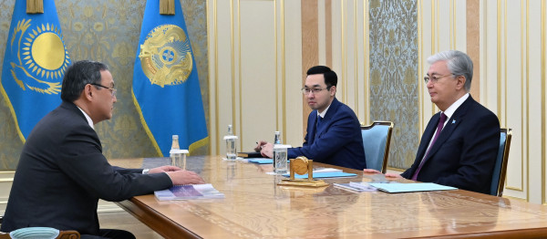 Қ. Тоқаев Ұлттық ғылым академиясының президентін қабылдады