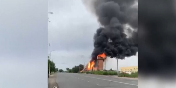 Екібастұзда автогаз құю бекетінен өрт шықты