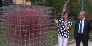 Парк скульптур в Алматы пополнился новым арт-объектом