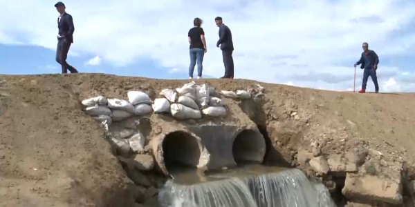 Қостанай облысында 20 млн-ға салынған бөгет бұзылды