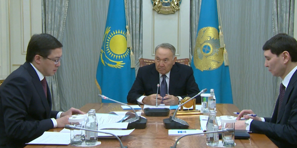 Нұрсұлтан Назарбаев Ұлттық банк төрағасы Данияр Ақышевті қабылдады