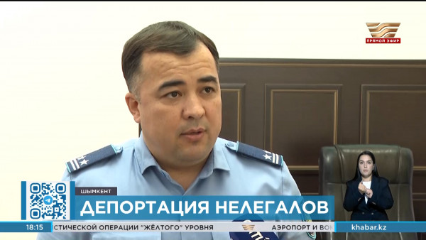 Полицейские Шымкента продолжают выявлять  незаконных трудовых мигрантов