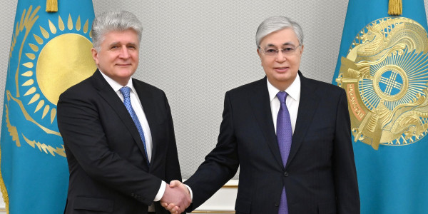 Касым-Жомарт Токаев принял помощника Генерального секретаря ООН по политическим вопросам Мирослава Енчу