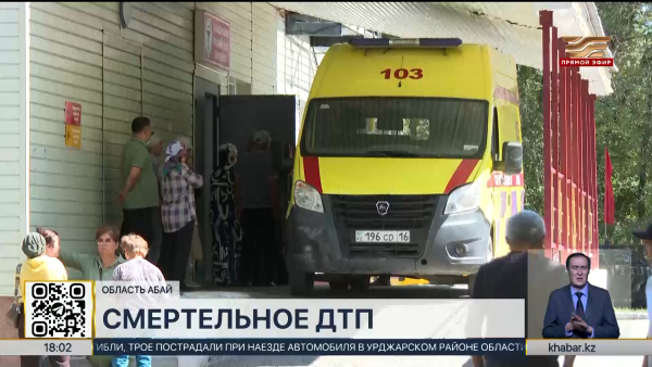 ДТП в области Абай: двух детей доставили санавиацией в столицу
