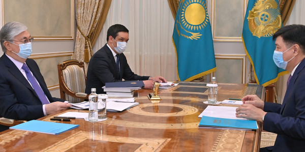 Глава РК принял председателей Верховного суда, правления АО &laquo;НК &laquo;QazaqGaz&raquo; и президента Тюркской академии
