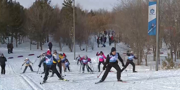 Елорда мен Қарағандыда шаңғы жарысы өтті